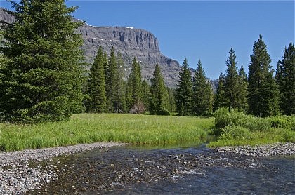 Creek & Mountain