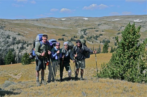 hiking camping trips