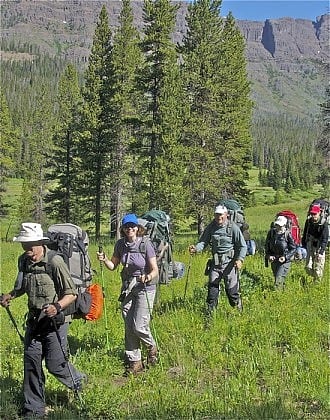  Guided Yellowstone Backpacking